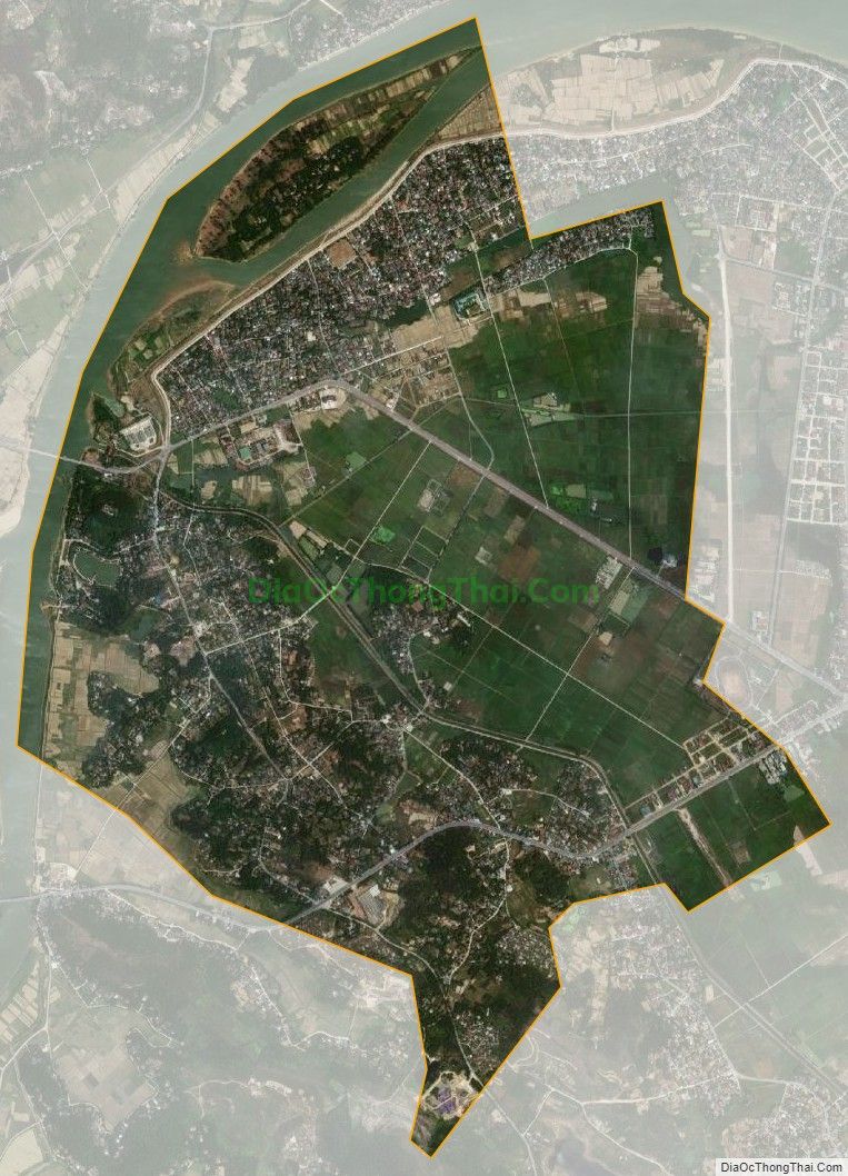 Bản đồ vệ tinh xã Tùng Ảnh, huyện Đức Thọ