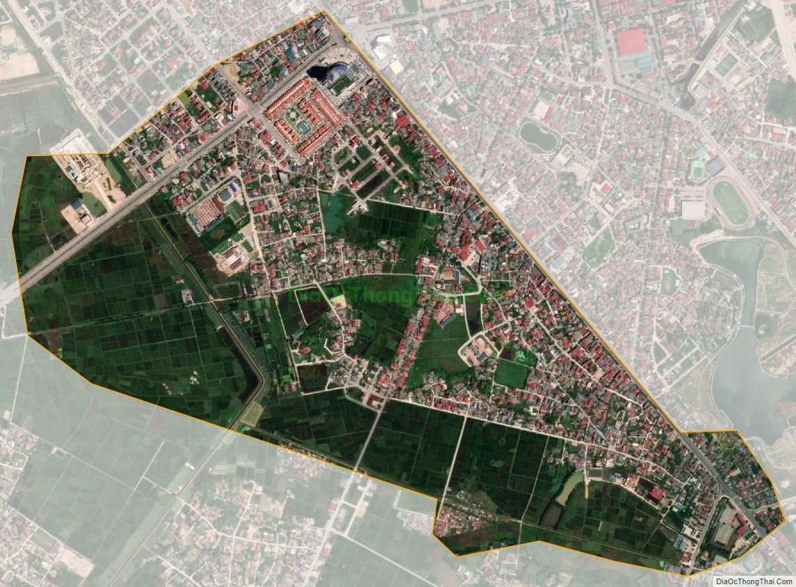 Bản đồ vệ tinh phường Hà Huy Tập, thành phố Hà Tĩnh