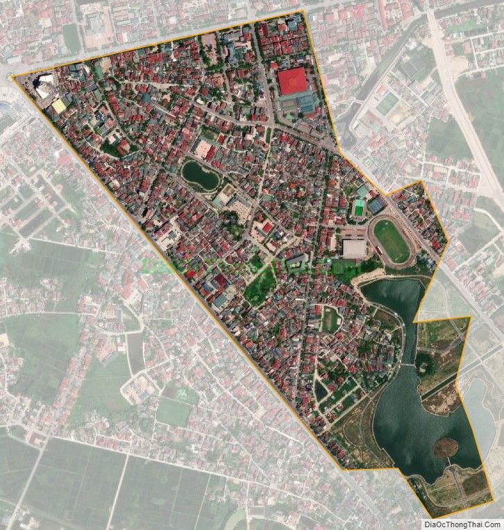 Bản đồ vệ tinh phường Nam Hà, thành phố Hà Tĩnh