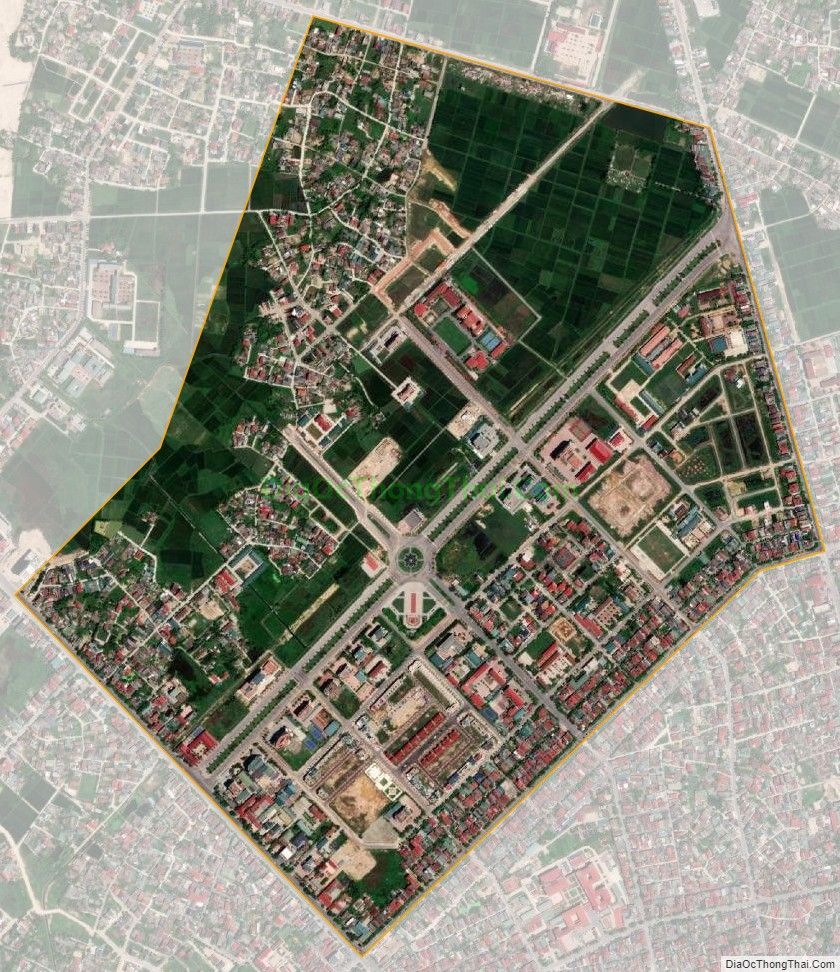 Bản đồ vệ tinh phường Nguyễn Du, thành phố Hà Tĩnh