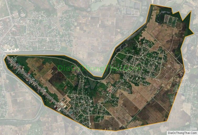Bản đồ vệ tinh xã Thạch Bình, thành phố Hà Tĩnh