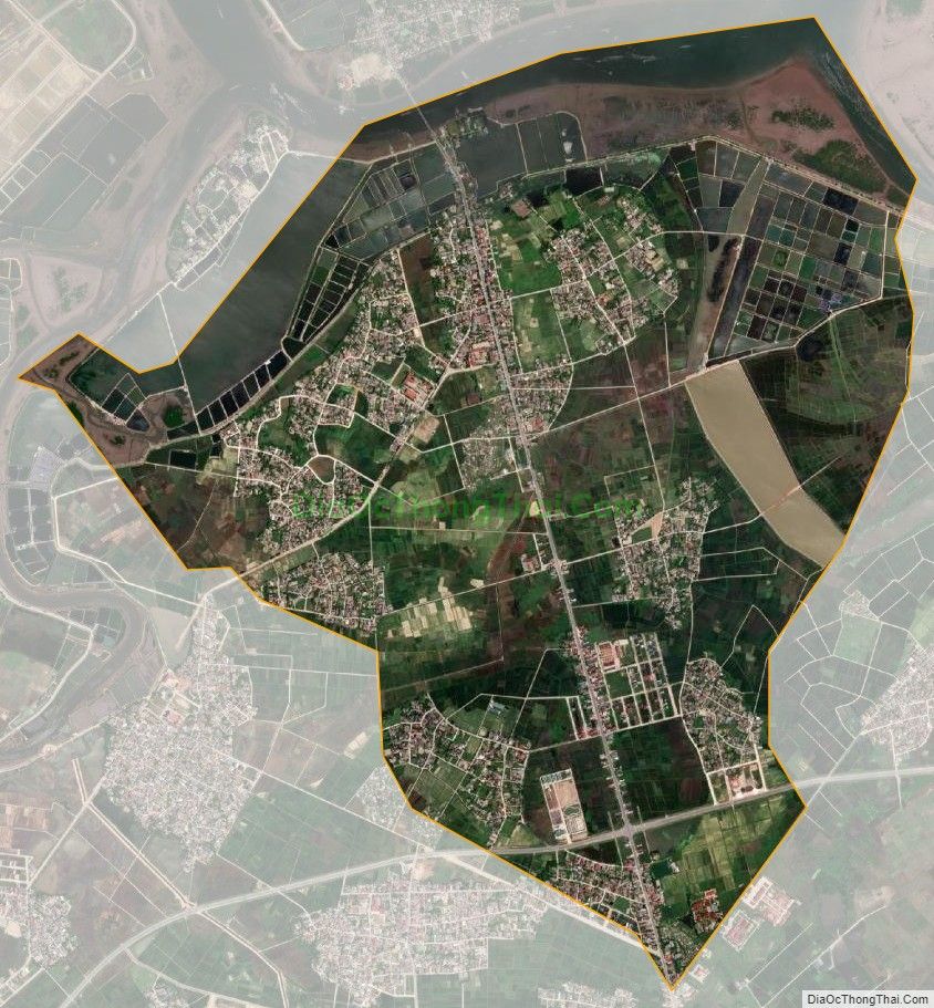 Bản đồ vệ tinh xã Thạch Hạ, thành phố Hà Tĩnh