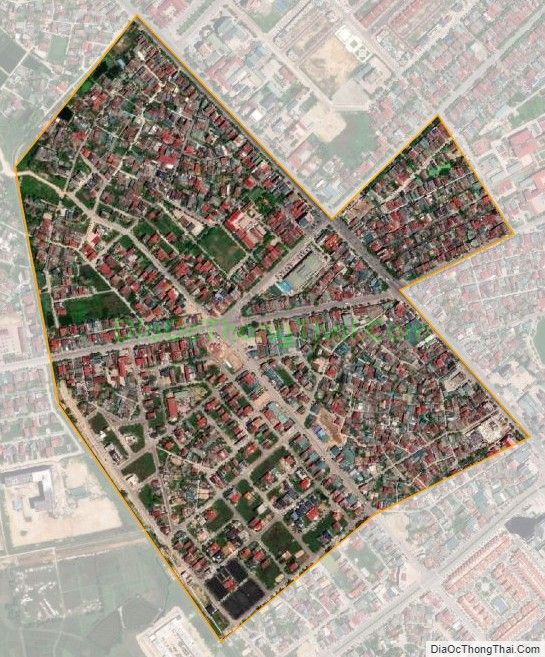 Bản đồ vệ tinh phường Trần Phú, thành phố Hà Tĩnh