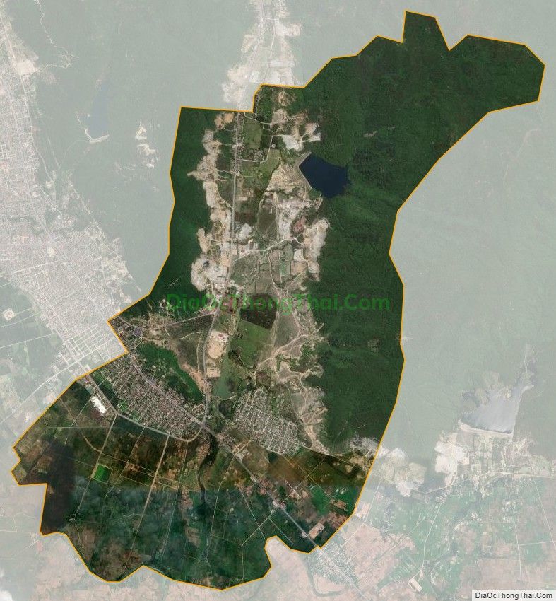 Bản đồ vệ tinh phường Đậu Liêu, thị xã Hồng Lĩnh