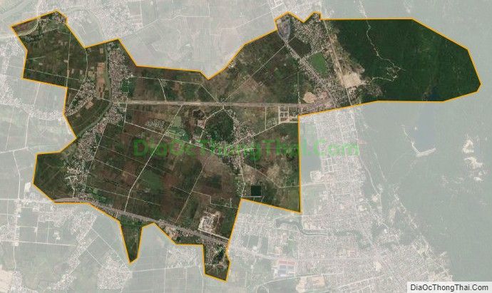 Bản đồ vệ tinh phường Đức Thuận, thị xã Hồng Lĩnh
