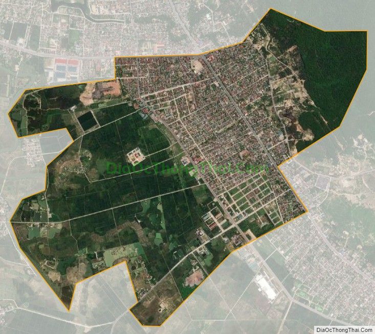 Bản đồ vệ tinh phường Nam Hồng, thị xã Hồng Lĩnh