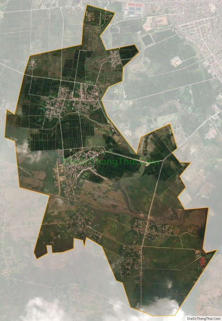 Bản đồ vệ tinh xã Thuận Lộc, thị xã Hồng Lĩnh