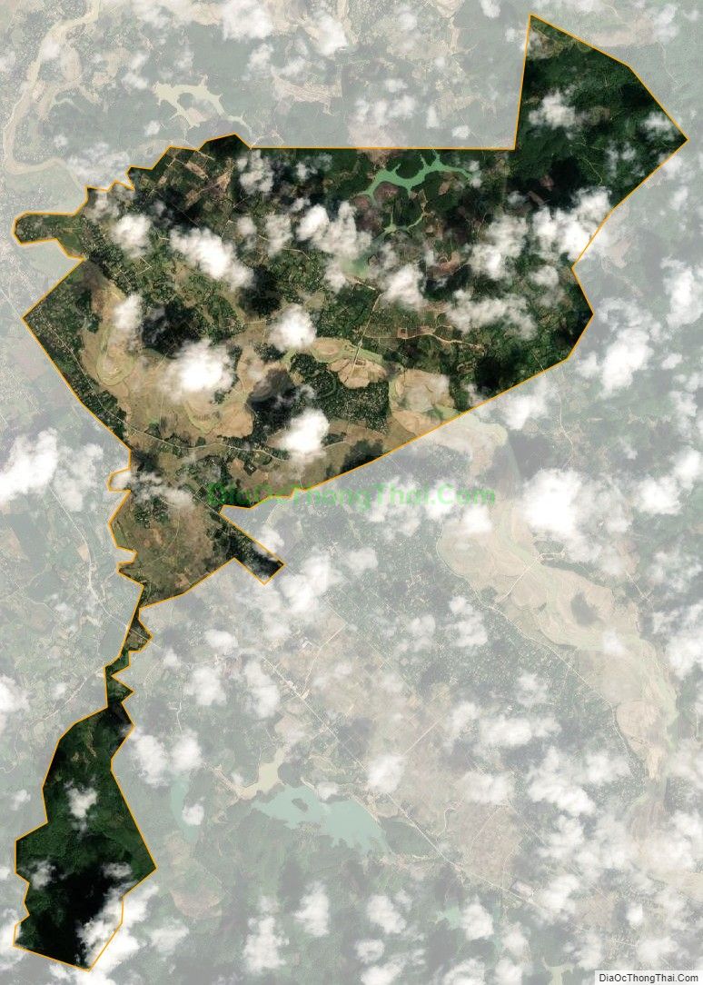 Bản đồ vệ tinh xã Hương Đô, huyện Hương Khê