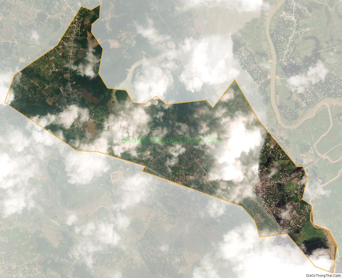 Bản đồ vệ tinh Thị trấn Hương Khê, huyện Hương Khê