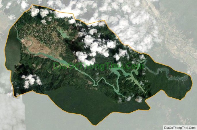 Bản đồ vệ tinh xã Hương Liên, huyện Hương Khê