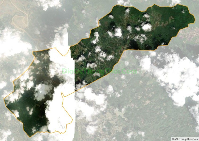 Bản đồ vệ tinh xã Hương Thủy, huyện Hương Khê