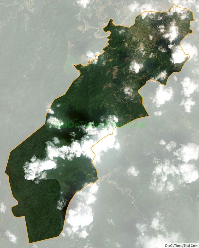Bản đồ vệ tinh xã Hương Vĩnh, huyện Hương Khê