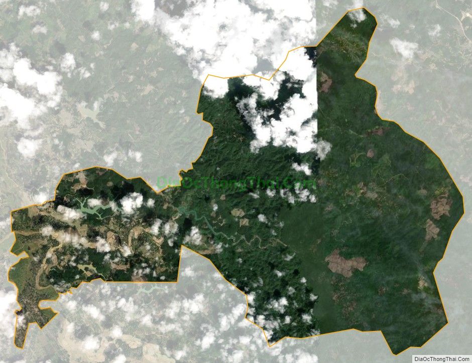 Bản đồ vệ tinh xã Lộc Yên, huyện Hương Khê