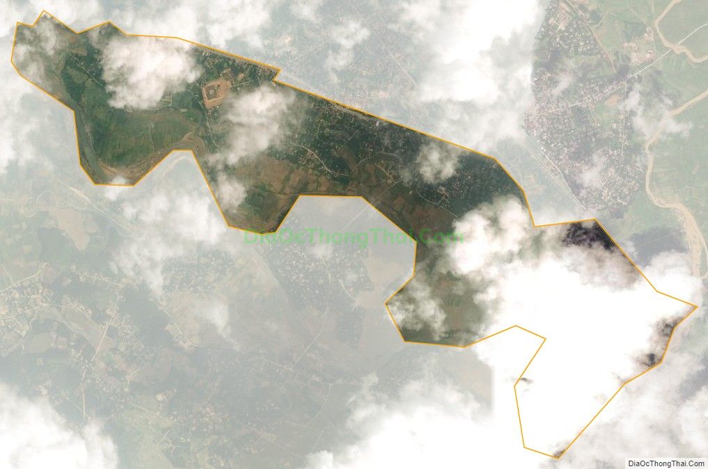 Bản đồ vệ tinh xã Phú Phong, huyện Hương Khê