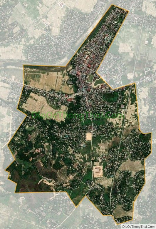 Bản đồ vệ tinh Thị trấn Phố Châu, huyện Hương Sơn