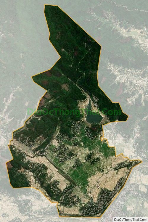 Bản đồ vệ tinh xã Sơn Giang, huyện Hương Sơn