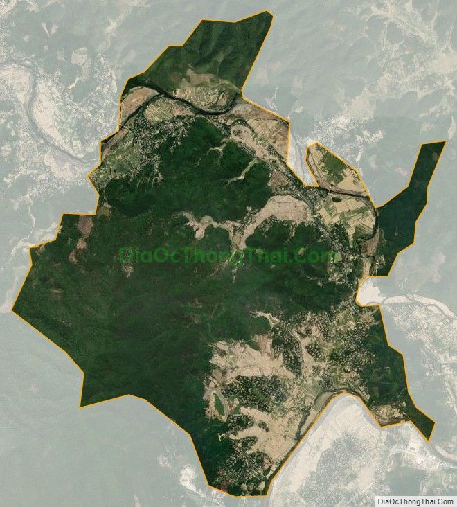 Bản đồ vệ tinh xã Sơn Lĩnh, huyện Hương Sơn