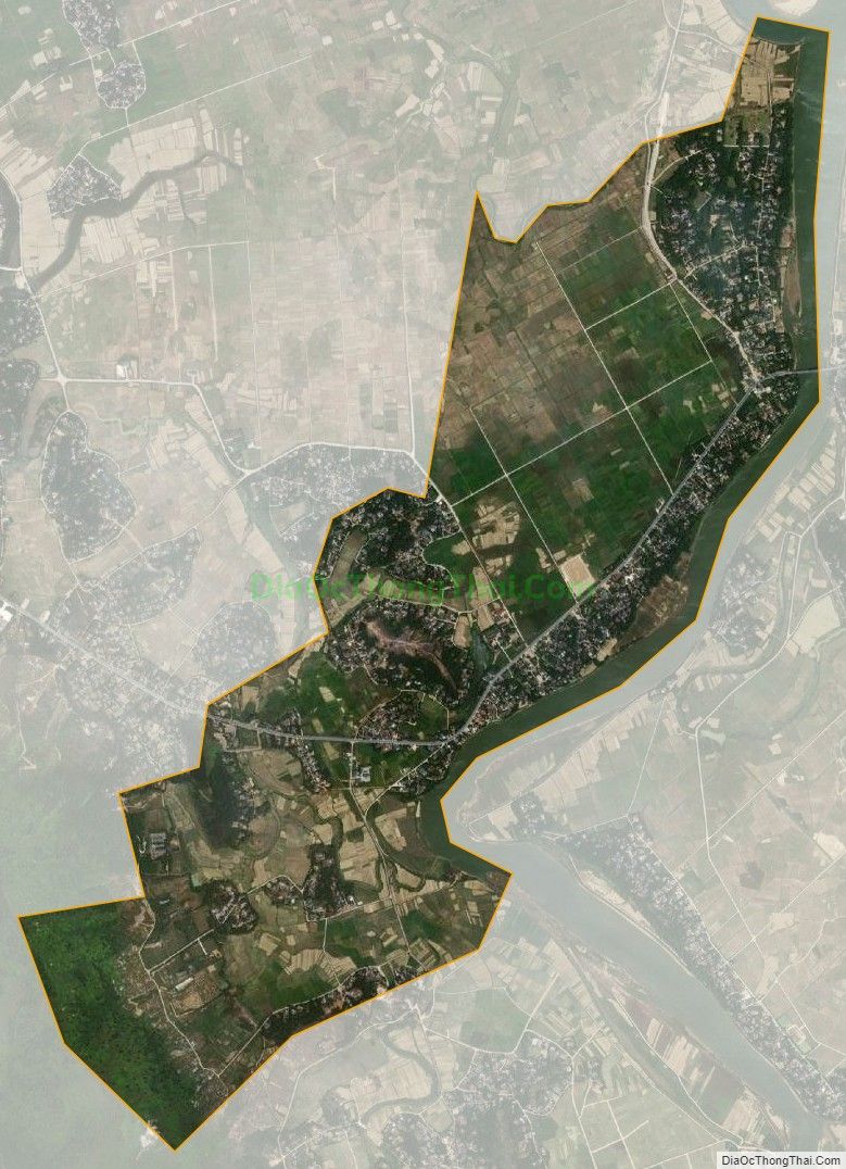Bản đồ vệ tinh xã Sơn Long, huyện Hương Sơn