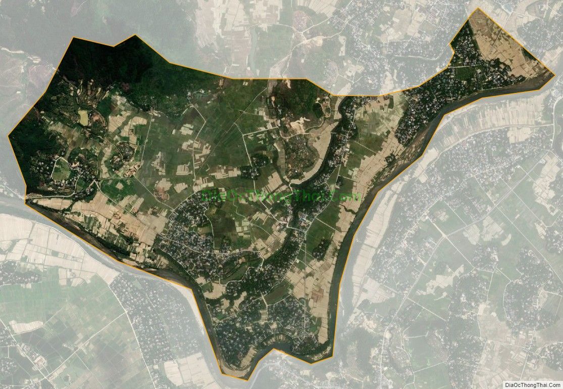 Bản đồ vệ tinh xã Sơn Ninh, huyện Hương Sơn