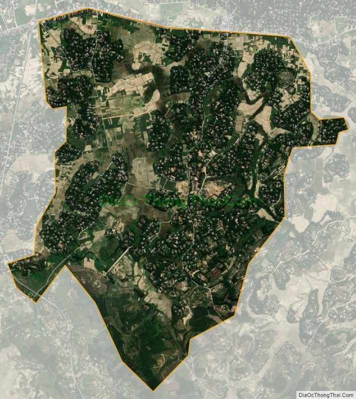 Bản đồ vệ tinh xã Sơn Phúc (cũ), huyện Hương Sơn