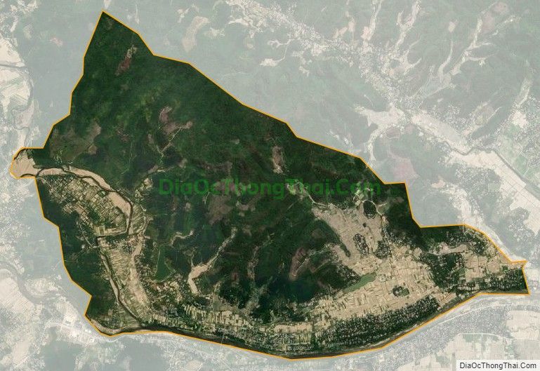 Bản đồ vệ tinh xã Sơn Quang (cũ), huyện Hương Sơn
