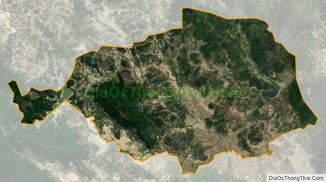 Bản đồ vệ tinh xã Sơn Tiến, huyện Hương Sơn
