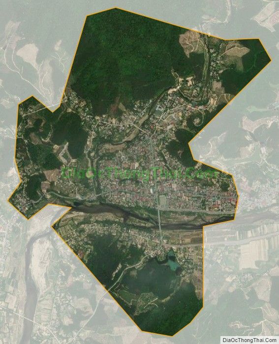Bản đồ vệ tinh Thị trấn Tây Sơn, huyện Hương Sơn
