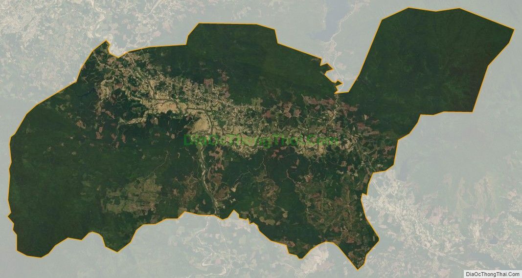 Bản đồ vệ tinh xã Kỳ Lạc, huyện Kỳ Anh