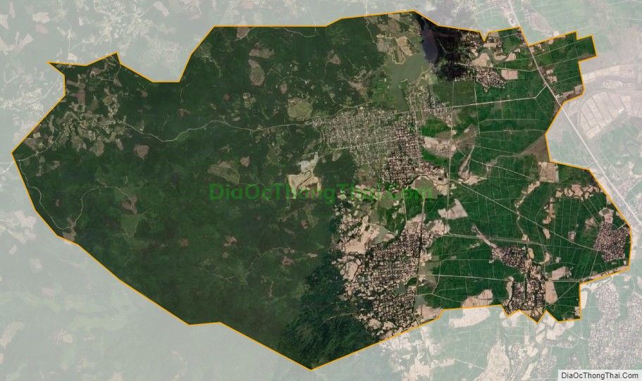 Bản đồ vệ tinh xã Kỳ Văn, huyện Kỳ Anh