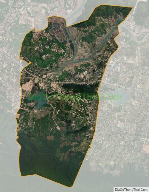 Bản đồ vệ tinh phường Kỳ Trinh, thị xã Kỳ Anh