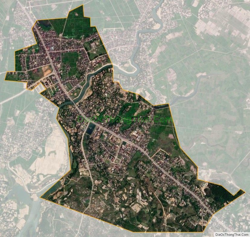 Bản đồ vệ tinh phường Sông Trí (cũ), thị xã Kỳ Anh
