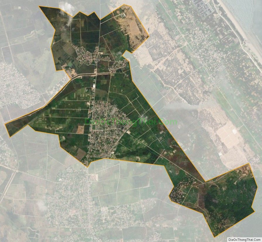 Bản đồ vệ tinh xã An Lộc (cũ), huyện Lộc Hà