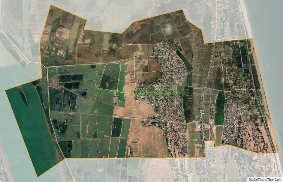 Bản đồ vệ tinh xã Xuân Trường (cũ), huyện Nghi Xuân