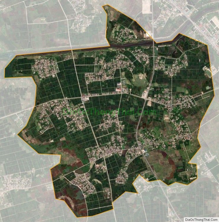 Bản đồ vệ tinh xã Thạch Thanh (cũ), huyện Thạch Hà