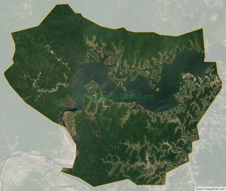 Bản đồ vệ tinh xã Hương Điền (cũ), huyện Vũ Quang