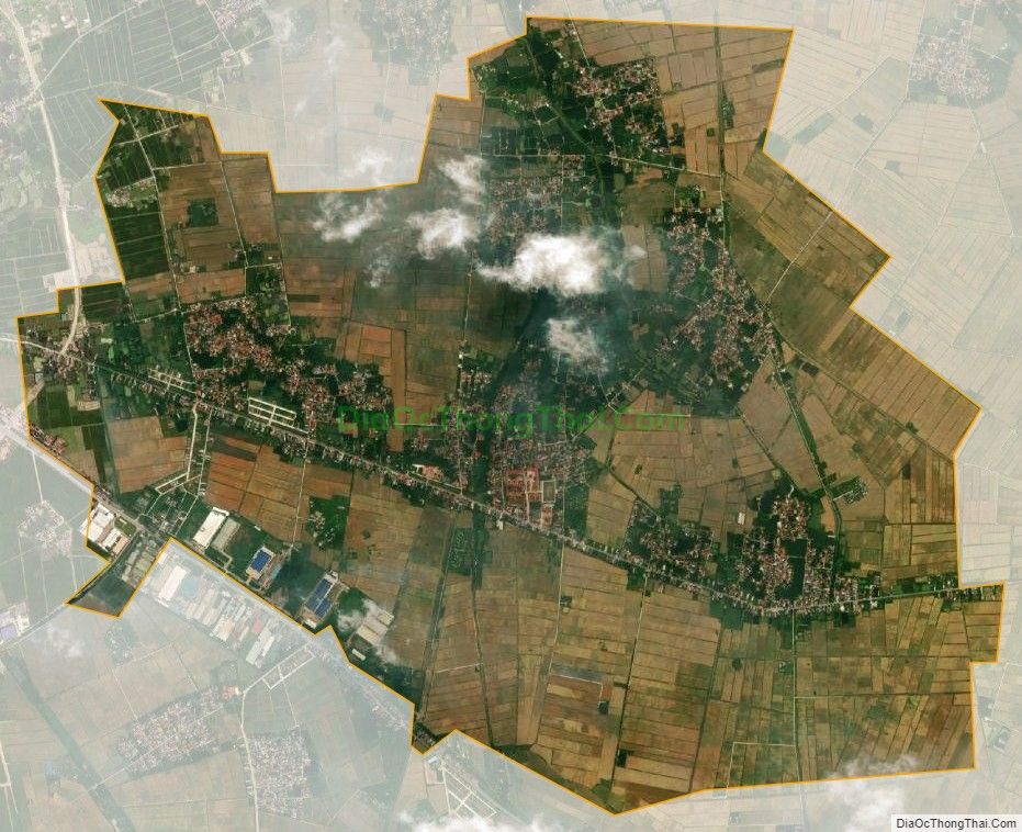 Bản đồ vệ tinh xã Vĩnh Hồng, huyện Bình Giang