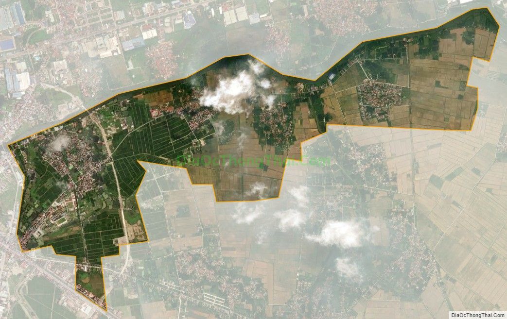 Bản đồ vệ tinh xã Vĩnh Tuy (cũ), huyện Bình Giang