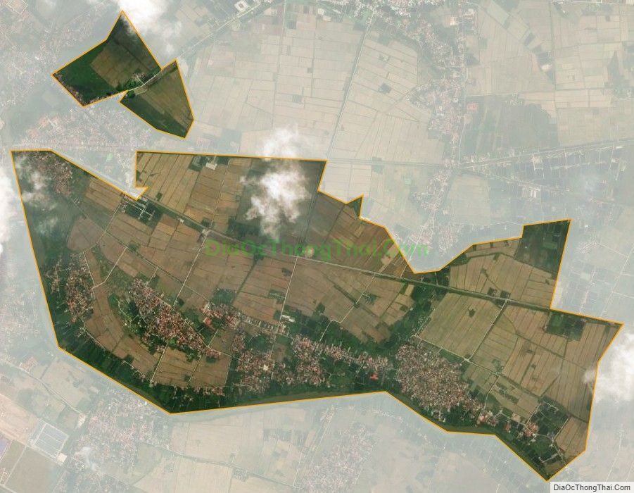 Bản đồ vệ tinh xã Kim Giang (cũ), huyện Cẩm Giàng