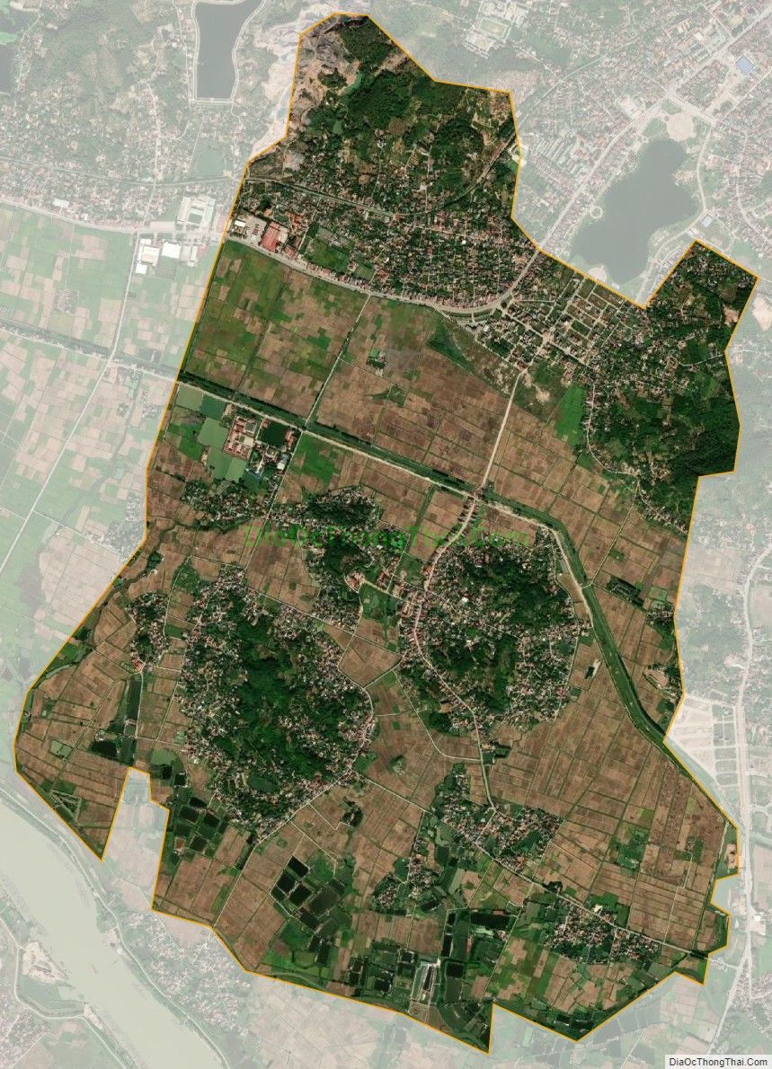 Bản đồ vệ tinh phường Chí Minh, thành phố Chí Linh