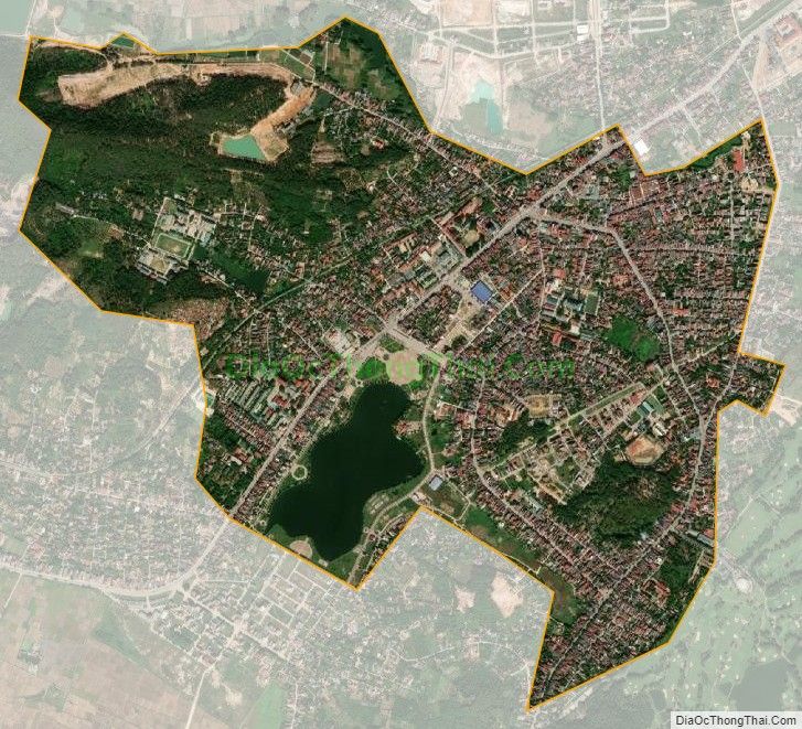 Bản đồ vệ tinh phường Sao Đỏ, thành phố Chí Linh