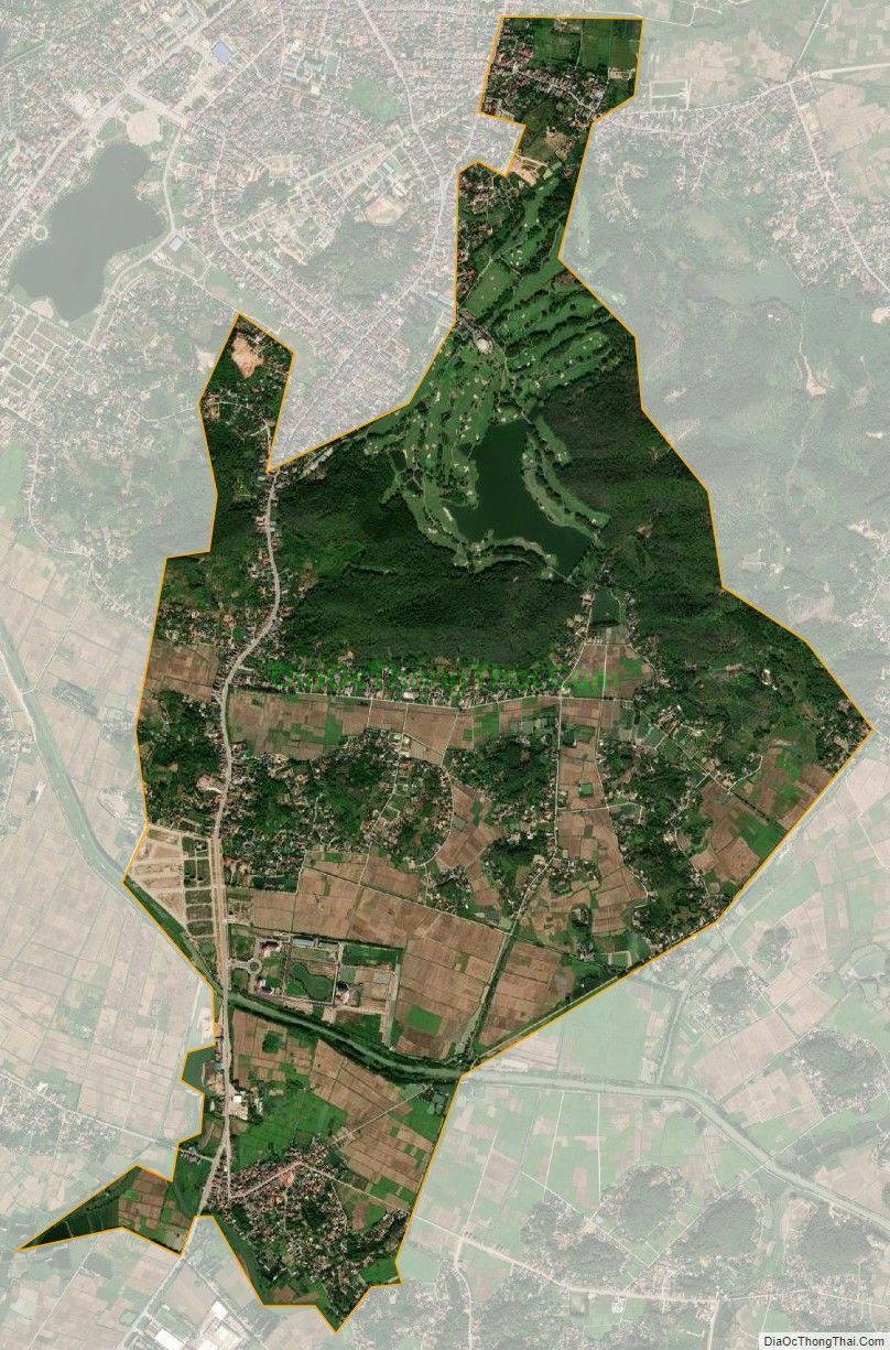 Bản đồ vệ tinh phường Thái Học, thành phố Chí Linh