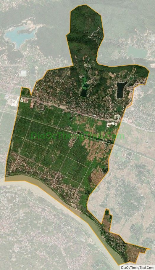 Bản đồ vệ tinh phường Văn An, thành phố Chí Linh