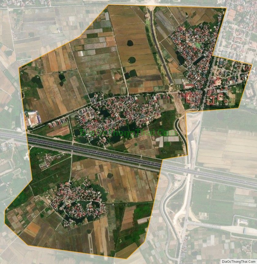 Bản đồ vệ tinh xã Phương Hưng (cũ), huyện Gia Lộc