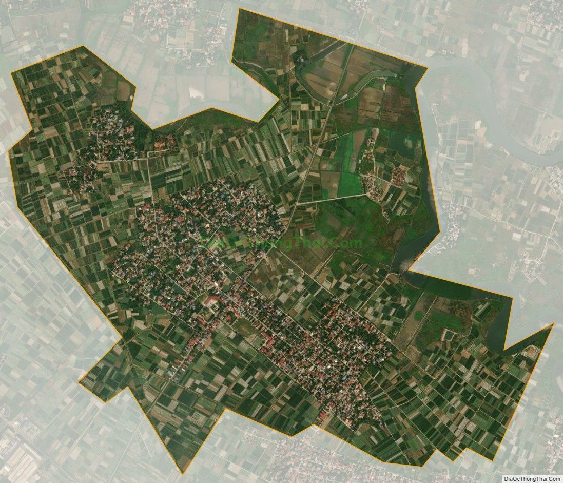Bản đồ vệ tinh xã Cẩm La (cũ), huyện Kim Thành