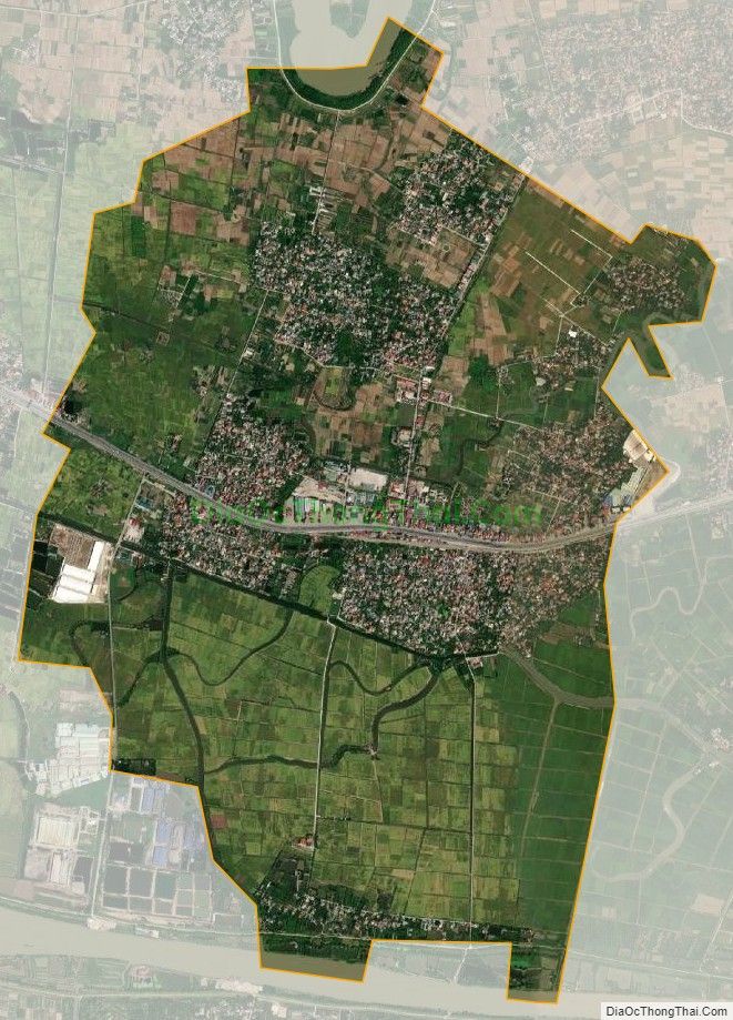 Bản đồ vệ tinh xã Tuấn Hưng (cũ), huyện Kim Thành