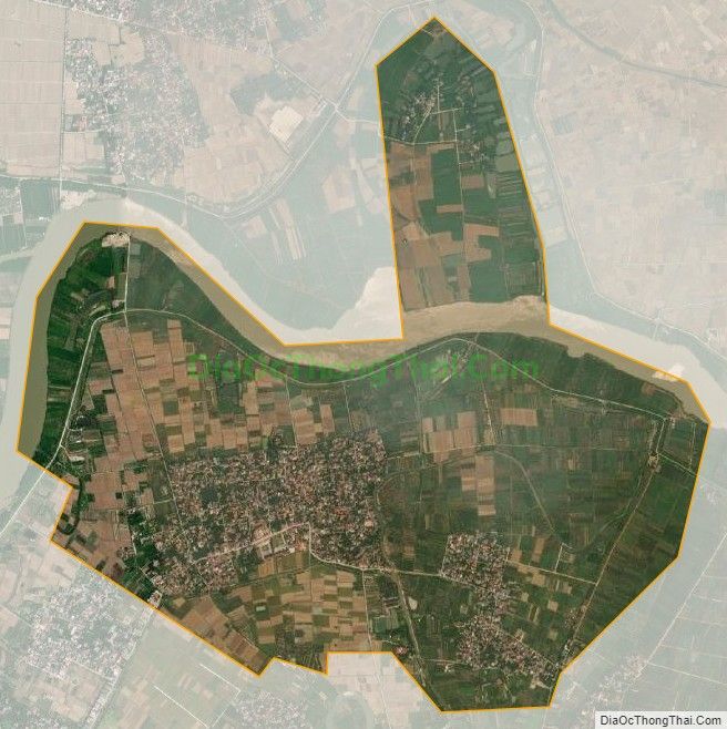 Bản đồ vệ tinh xã Việt Hưng (cũ), huyện Kim Thành
