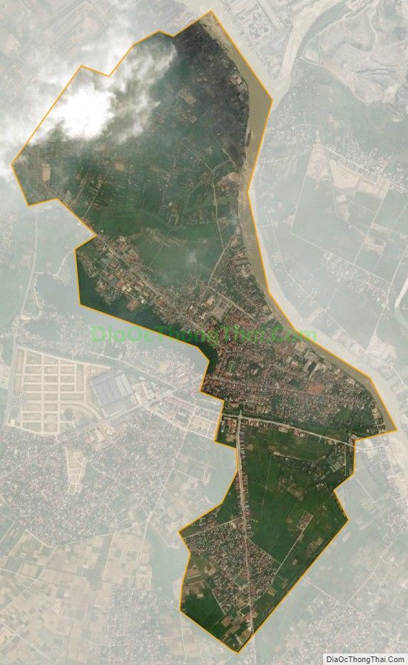 Bản đồ vệ tinh Thị trấn Kinh Môn (cũ), huyện Kinh Môn