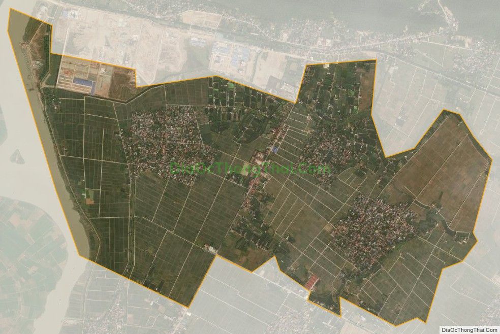 Bản đồ vệ tinh xã Quang Trung (cũ), huyện Kinh Môn
