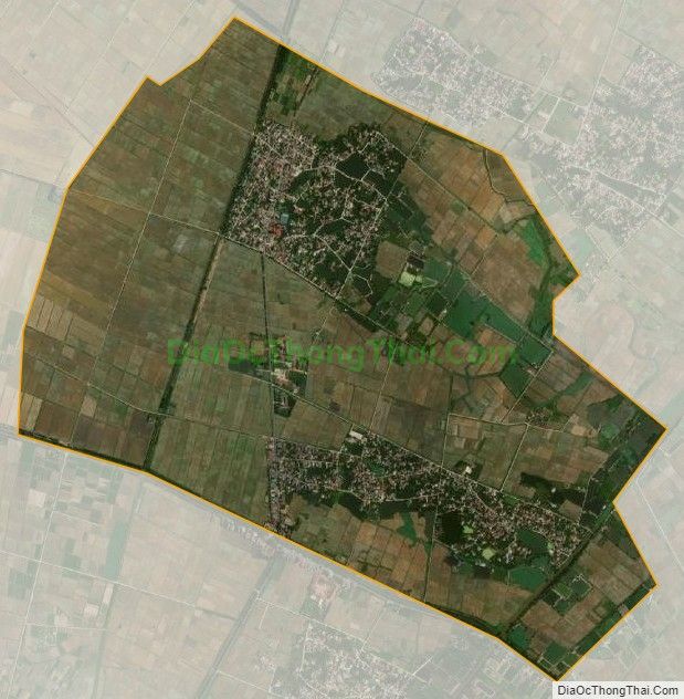 Bản đồ vệ tinh xã Tân Quang, huyện Ninh Giang