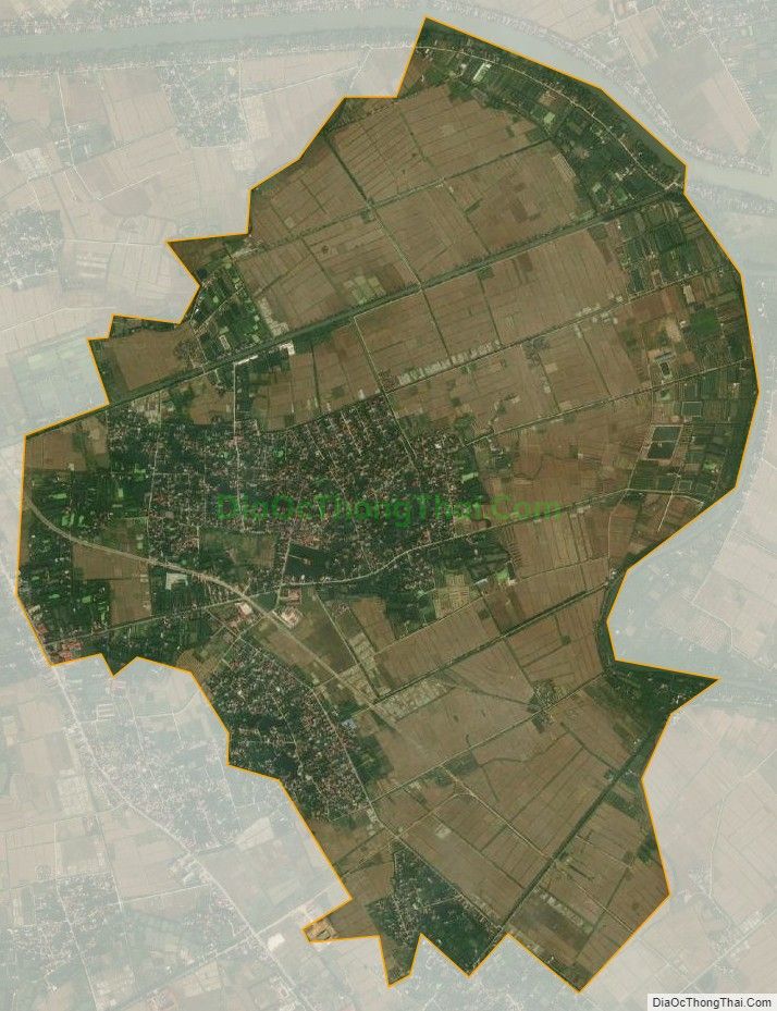 Bản đồ vệ tinh xã Vĩnh Hòa, huyện Ninh Giang